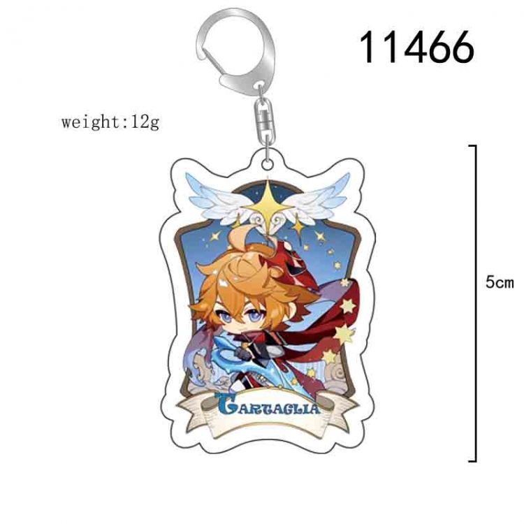 Genshin Impact Anime acrylic Key Chain  price for 5 pcs  11466