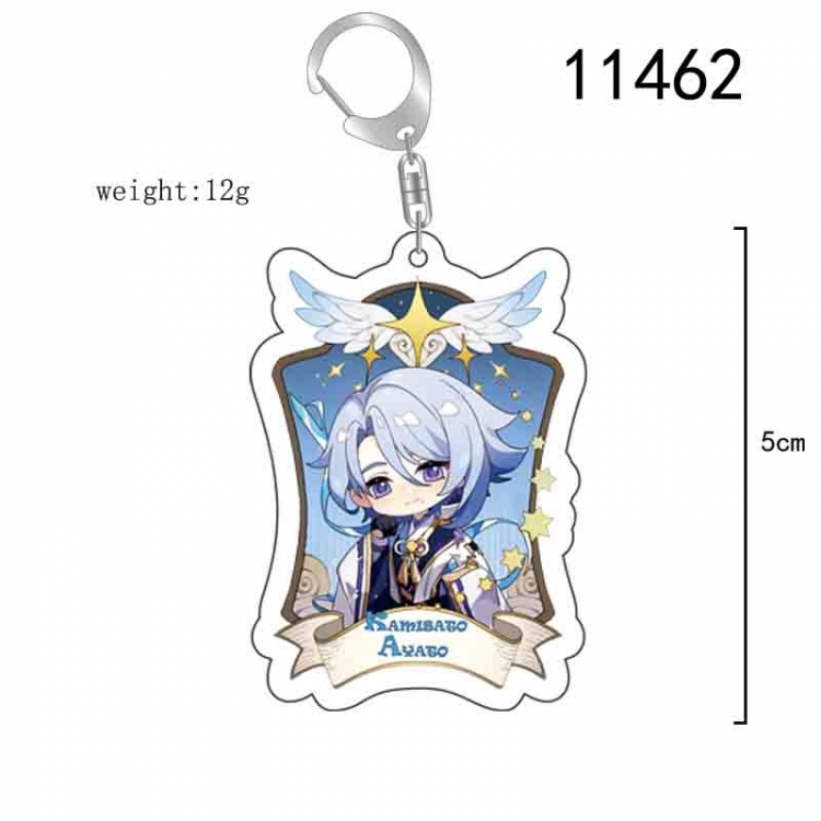 Genshin Impact Anime acrylic Key Chain  price for 5 pcs  11462