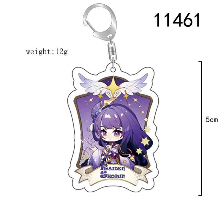 Genshin Impact Anime acrylic Key Chain  price for 5 pcs  11461