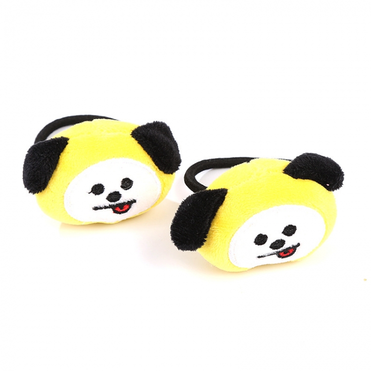 BTS Star cartoon plush doll hair ring price for 5 pcs