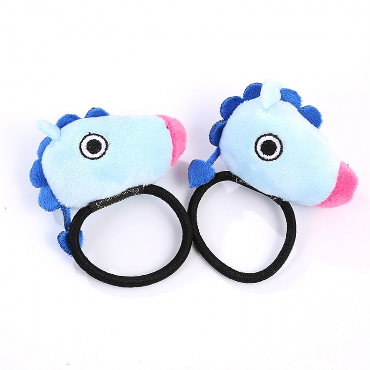 BTS Star cartoon plush doll hair ring price for 5 pcs