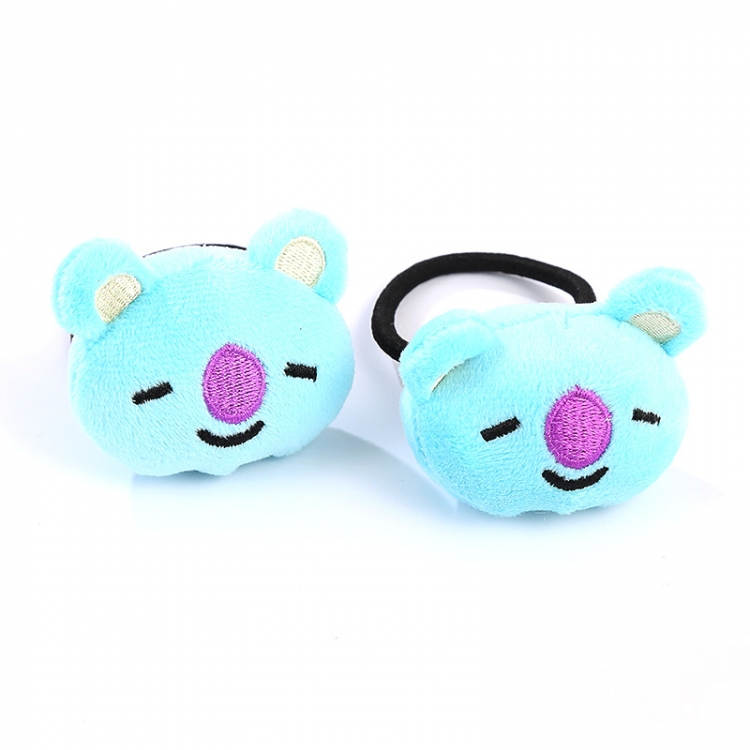 BTS Star cartoon plush doll hair ring price for 5 pcs