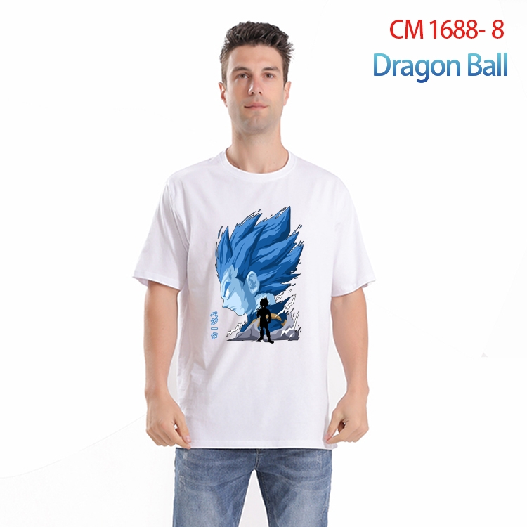 DRAGON BALL Printed short-sleeved cotton T-shirt from S to 4XL CM-1688-8