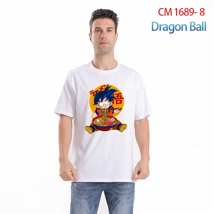 DRAGON BALL Printed short-sleeved cotton T-shirt from S to 4XL CM-1689-8