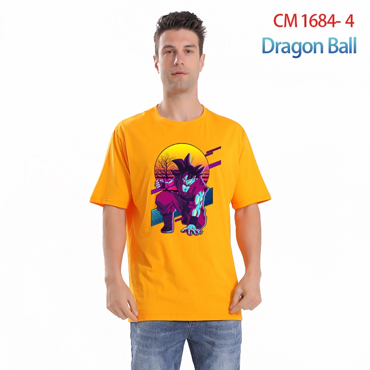 DRAGON BALL Printed short-sleeved cotton T-shirt from S to 4XL  CM-1684-4