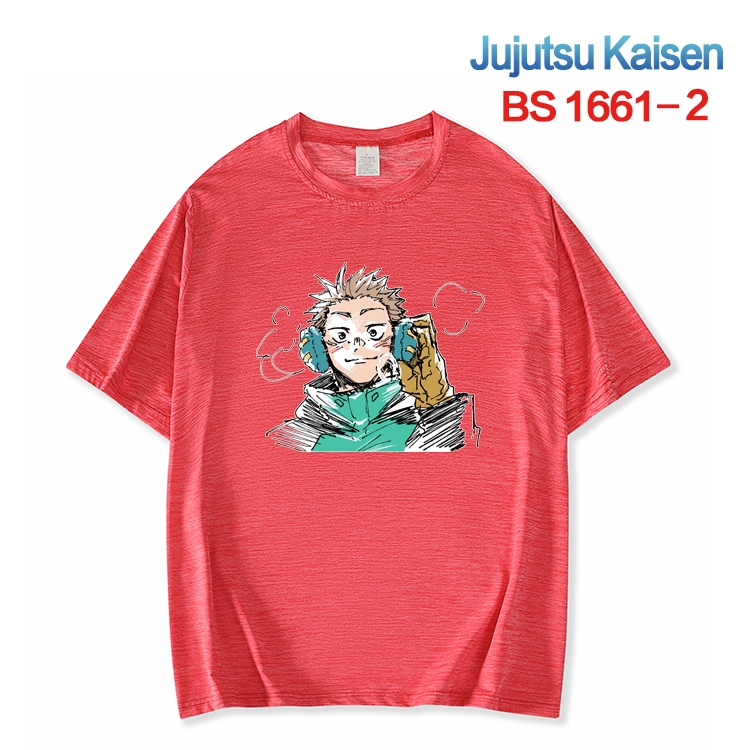 Jujutsu Kaisen New ice silk cotton loose and comfortable T-shirt from XS to 5XL   BS-1661-2