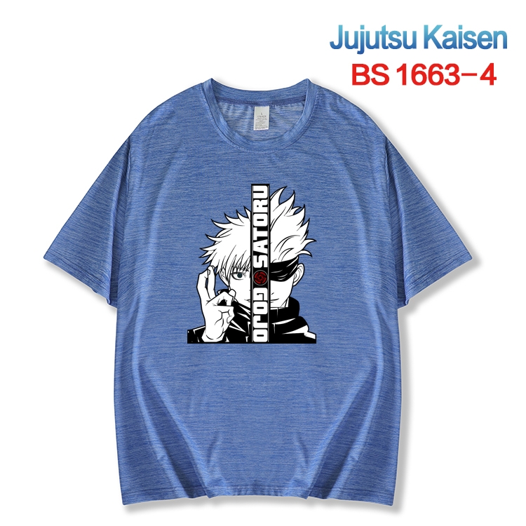 Jujutsu Kaisen New ice silk cotton loose and comfortable T-shirt from XS to 5XL   BS-1663-4