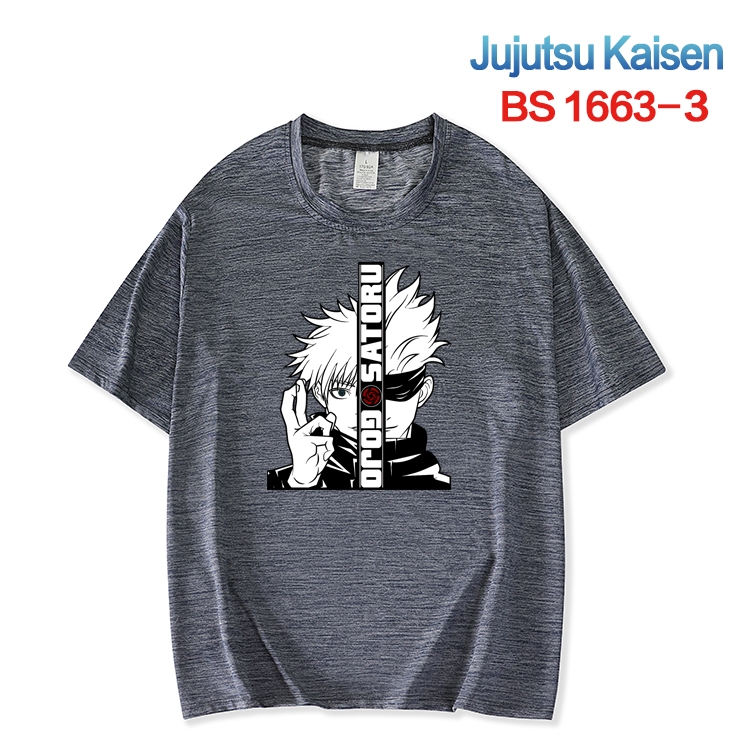 Jujutsu Kaisen New ice silk cotton loose and comfortable T-shirt from XS to 5XL  BS-1663-3