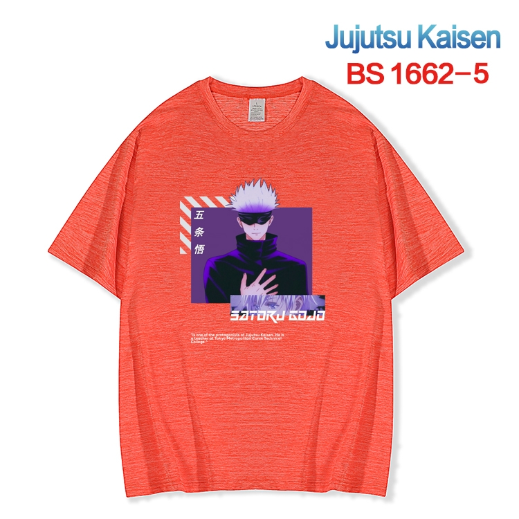 Jujutsu Kaisen New ice silk cotton loose and comfortable T-shirt from XS to 5XL   BS-1662-5