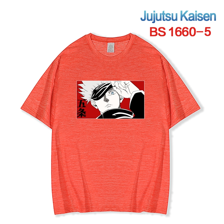 Jujutsu Kaisen New ice silk cotton loose and comfortable T-shirt from XS to 5XL  BS-1660-5