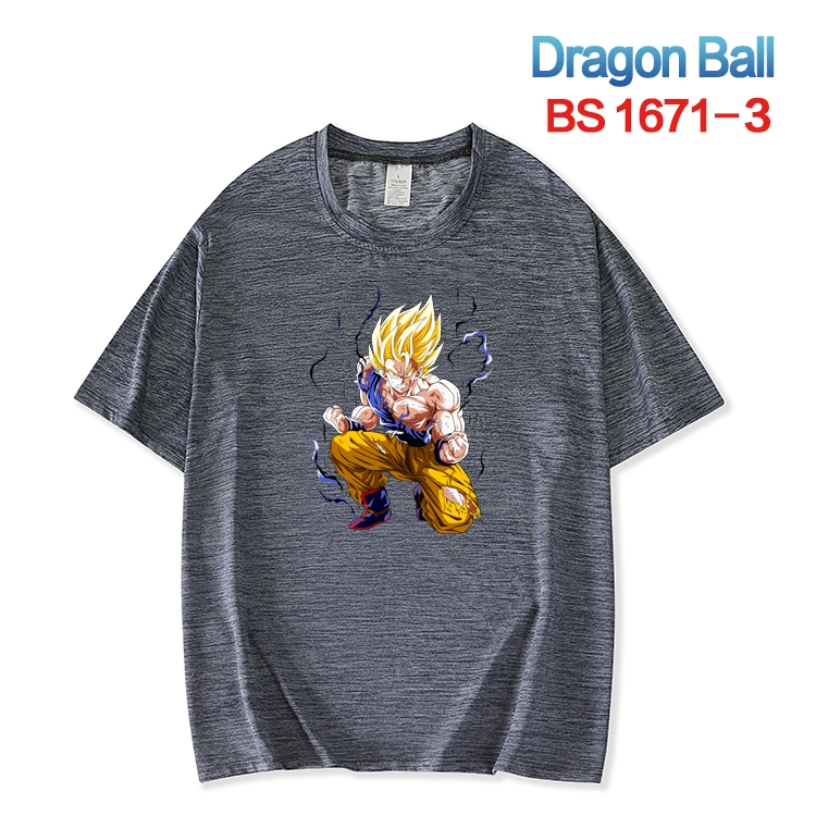 DRAGON BALL New ice silk cotton loose and comfortable T-shirt from XS to 5XL BS-1671-3