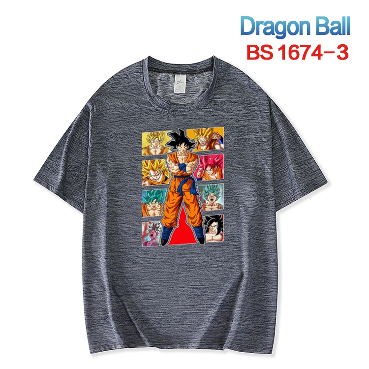 DRAGON BALL New ice silk cotton loose and comfortable T-shirt from XS to 5XL BS-1674-3