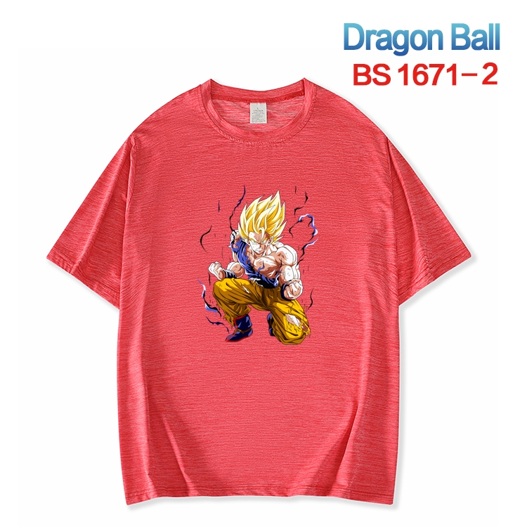 DRAGON BALL New ice silk cotton loose and comfortable T-shirt from XS to 5XL BS-1671-2