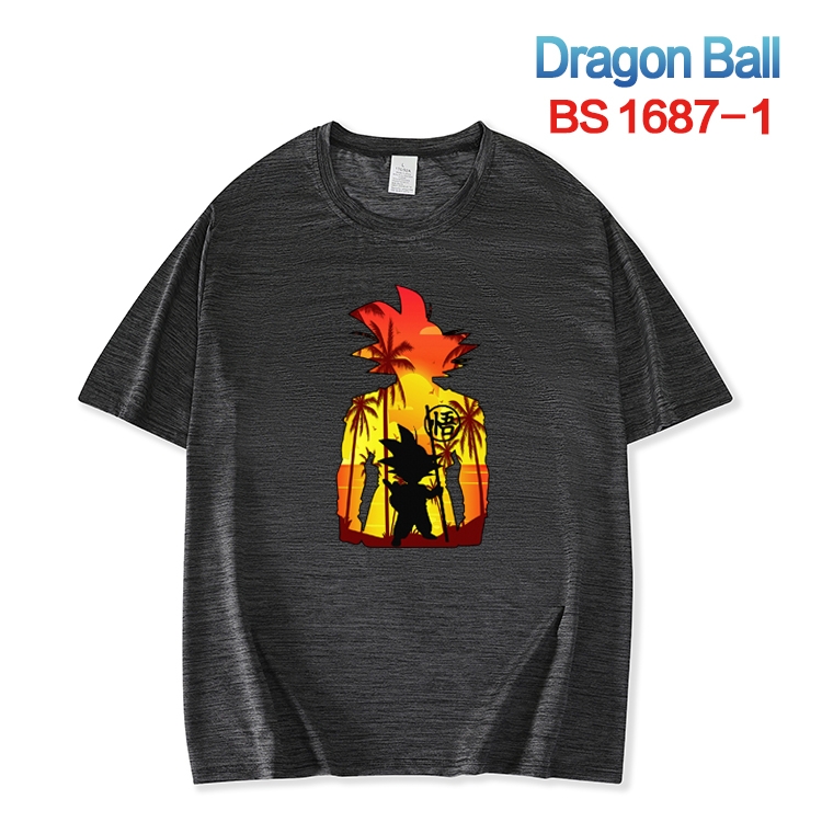 DRAGON BALL New ice silk cotton loose and comfortable T-shirt from XS to 5XL  BS-1687-1
