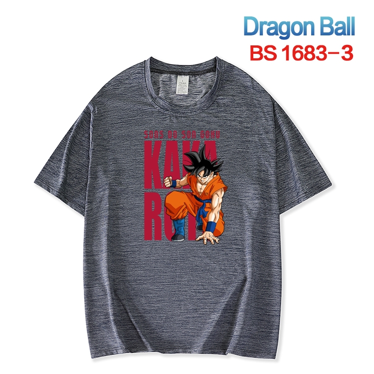 DRAGON BALL New ice silk cotton loose and comfortable T-shirt from XS to 5XL  S-1683-3