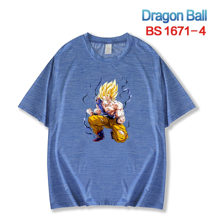 DRAGON BALL New ice silk cotton loose and comfortable T-shirt from XS to 5XL BS-1671-4