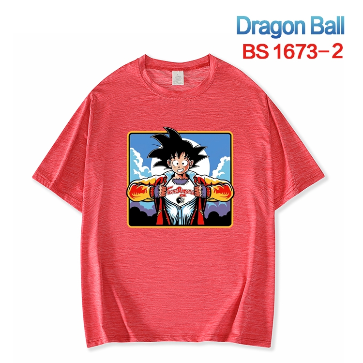 DRAGON BALL New ice silk cotton loose and comfortable T-shirt from XS to 5XL BS-1673-2