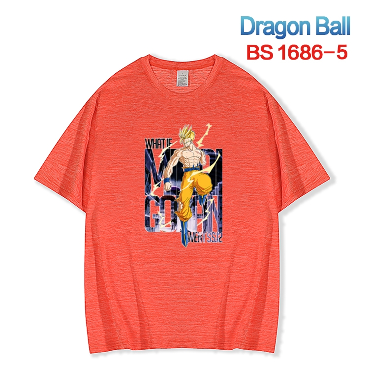 DRAGON BALL New ice silk cotton loose and comfortable T-shirt from XS to 5XL BS-1686-5