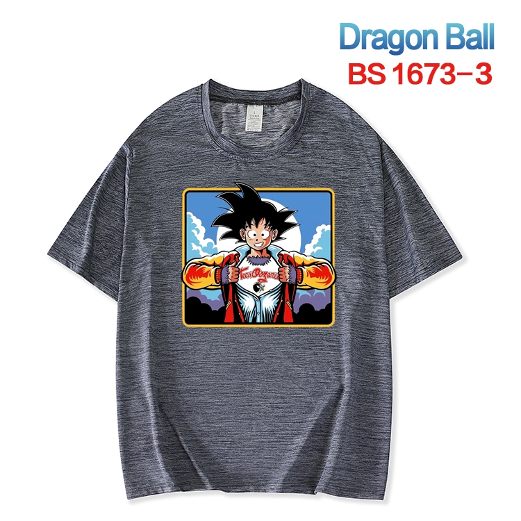 DRAGON BALL New ice silk cotton loose and comfortable T-shirt from XS to 5XL BS-1673-3