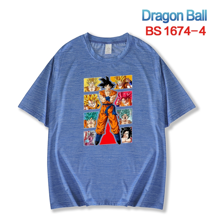DRAGON BALL New ice silk cotton loose and comfortable T-shirt from XS to 5XL  BS-1674-4