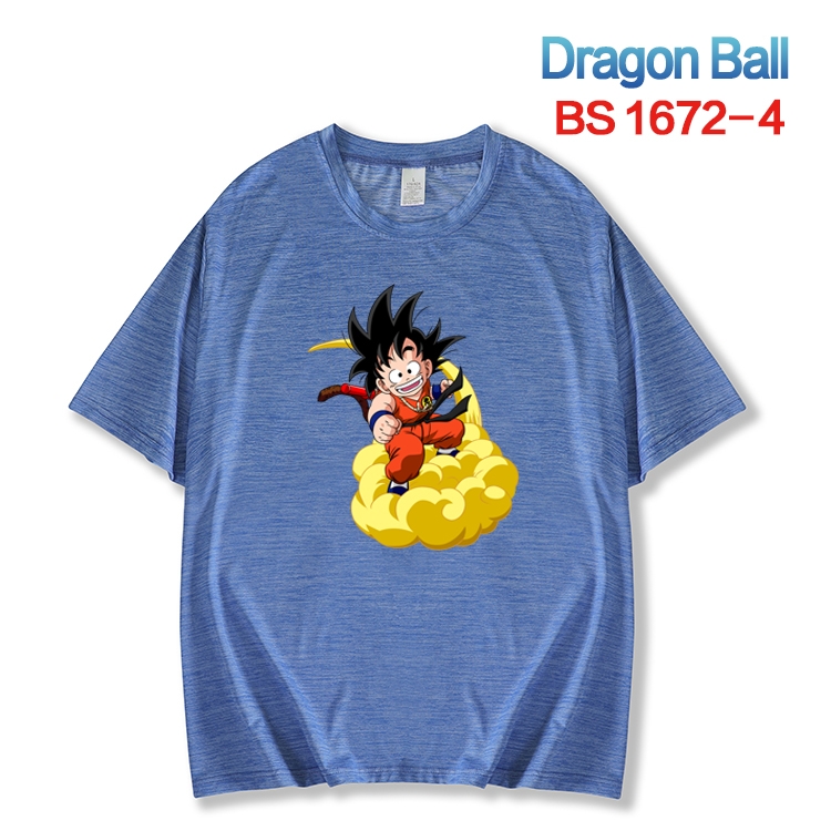 DRAGON BALL New ice silk cotton loose and comfortable T-shirt from XS to 5XL BS-1672-4