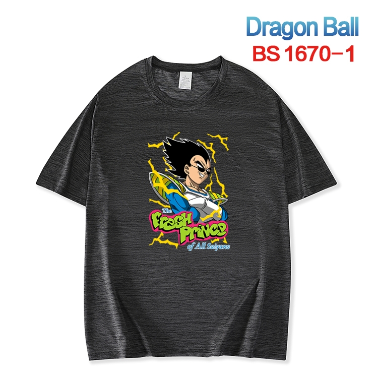 DRAGON BALL New ice silk cotton loose and comfortable T-shirt from XS to 5XL BS-1670-1
