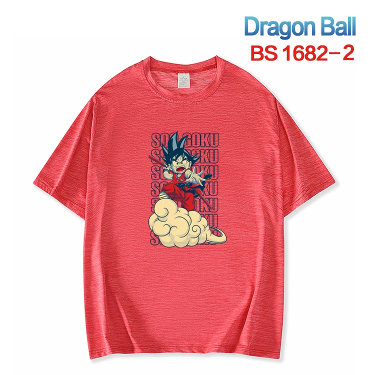 DRAGON BALL New ice silk cotton loose and comfortable T-shirt from XS to 5XL BS-1682-2