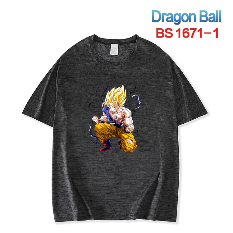 DRAGON BALL New ice silk cotton loose and comfortable T-shirt from XS to 5XL BS-1671-1