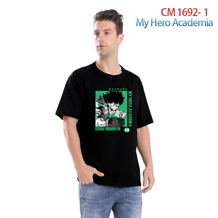 My Hero Academia Printed short-sleeved cotton T-shirt from S to 4XL  CM-1692-1