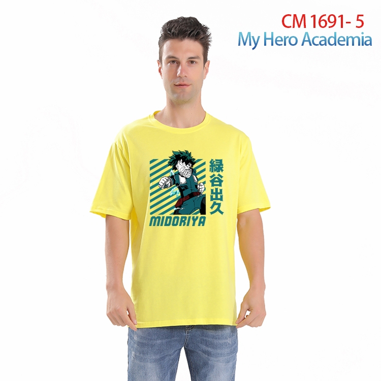 My Hero Academia Printed short-sleeved cotton T-shirt from S to 4XL  CM-1691-5