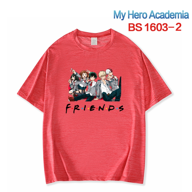 My Hero Academia New ice silk cotton loose and comfortable T-shirt from XS to 5XL  BS-1603-2