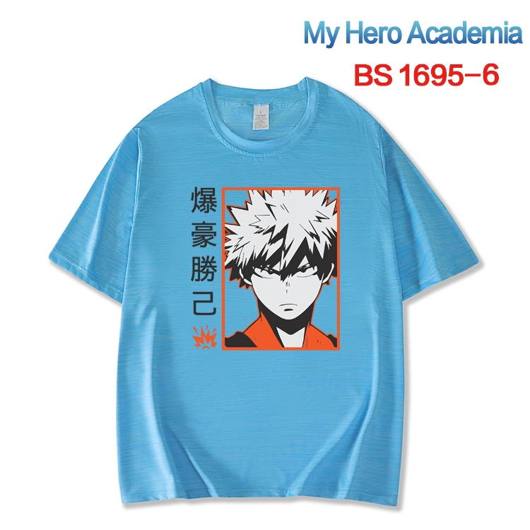 My Hero Academia New ice silk cotton loose and comfortable T-shirt from XS to 5XL BS-1695-6