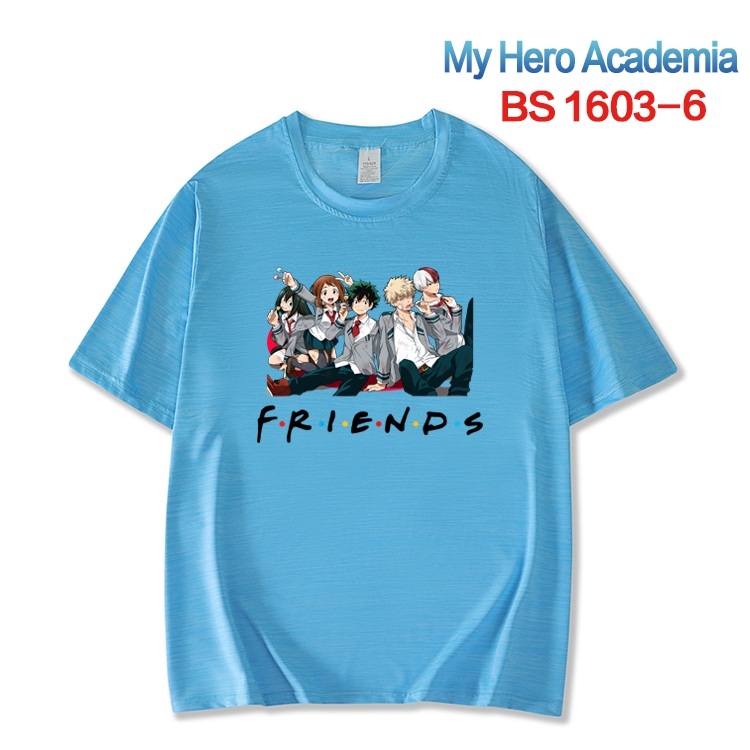 My Hero Academia New ice silk cotton loose and comfortable T-shirt from XS to 5XL BS-1603-6