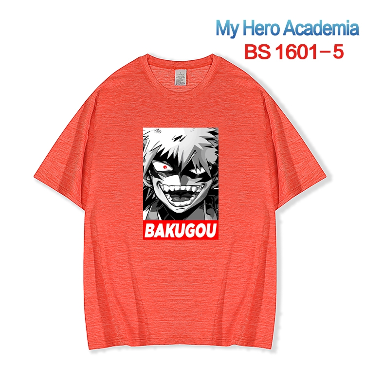 My Hero Academia New ice silk cotton loose and comfortable T-shirt from XS to 5XL  BS-1601-5