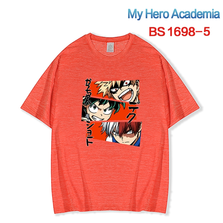 My Hero Academia New ice silk cotton loose and comfortable T-shirt from XS to 5XL BS-1698-5