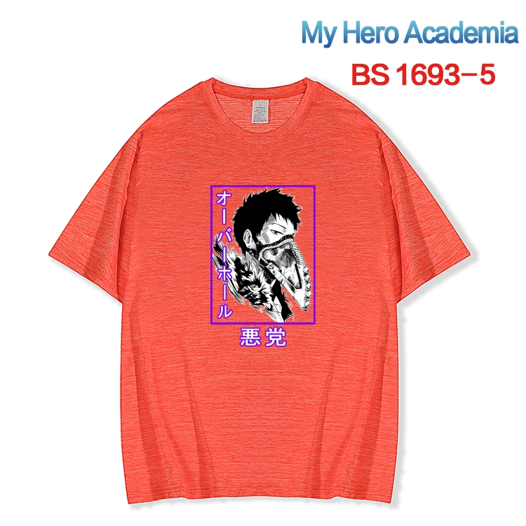 My Hero Academia New ice silk cotton loose and comfortable T-shirt from XS to 5XL BS-1693-5