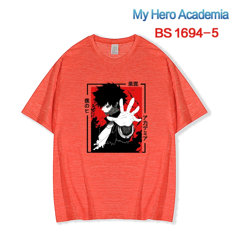 My Hero Academia New ice silk cotton loose and comfortable T-shirt from XS to 5XL BS-1694-5