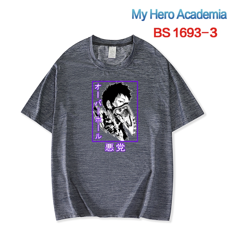 My Hero Academia New ice silk cotton loose and comfortable T-shirt from XS to 5XL BS-1693-3
