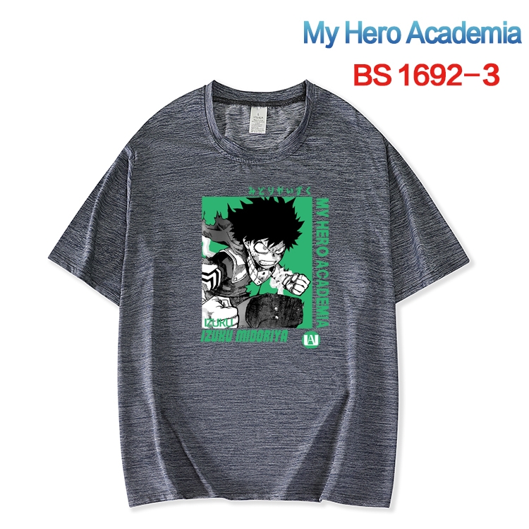 My Hero Academia New ice silk cotton loose and comfortable T-shirt from XS to 5XL BS-1692-3