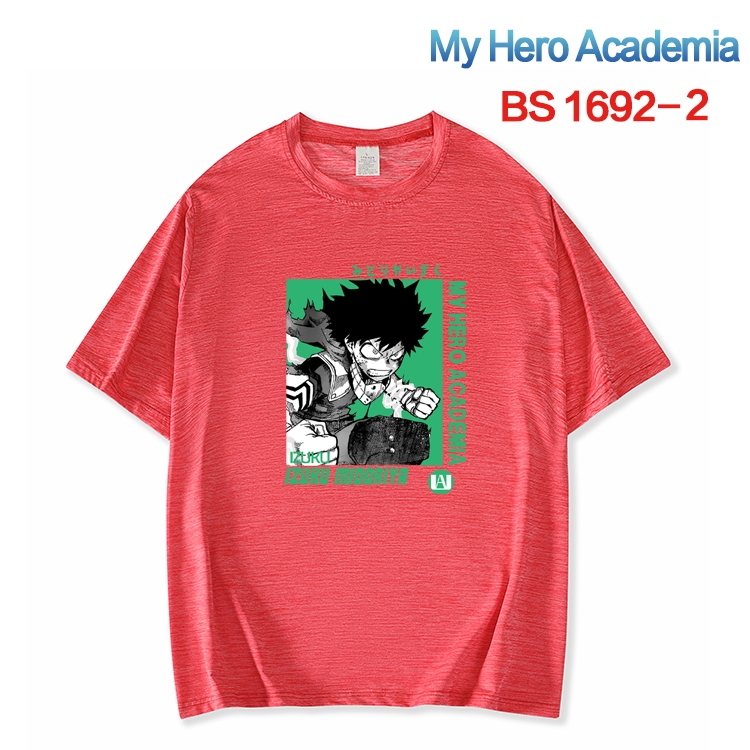 My Hero Academia New ice silk cotton loose and comfortable T-shirt from XS to 5XL  BS-1692-2