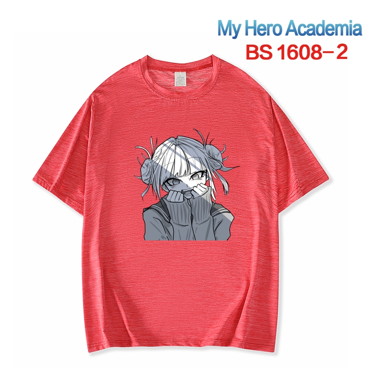 My Hero Academia New ice silk cotton loose and comfortable T-shirt from XS to 5XL  BS-1608-2