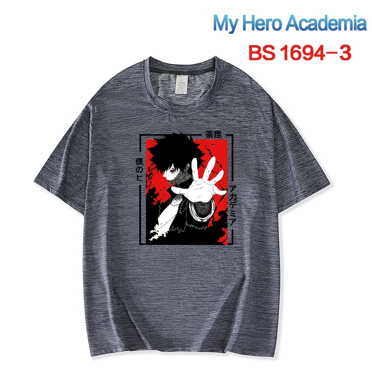 My Hero Academia New ice silk cotton loose and comfortable T-shirt from XS to 5XL BS-1694-3