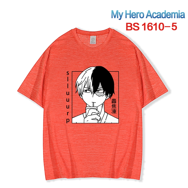 My Hero Academia New ice silk cotton loose and comfortable T-shirt from XS to 5XL BS-1610-5