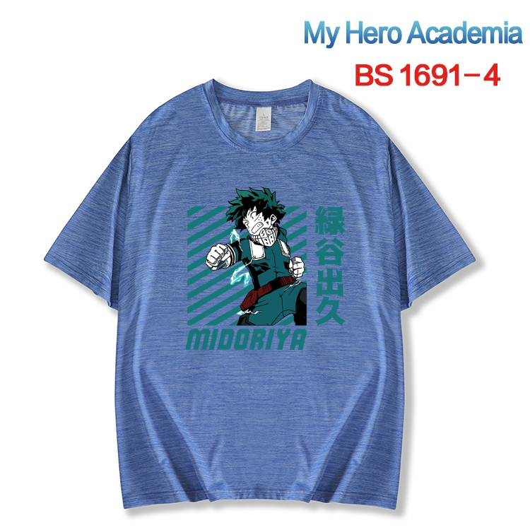 My Hero Academia New ice silk cotton loose and comfortable T-shirt from XS to 5XL BS-1691-4
