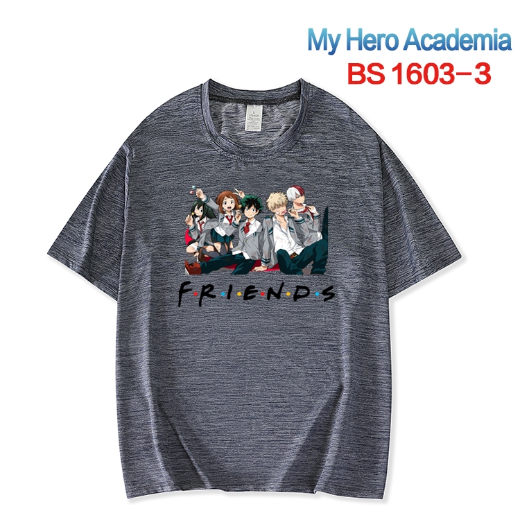My Hero Academia New ice silk cotton loose and comfortable T-shirt from XS to 5XL  BS-1603-3