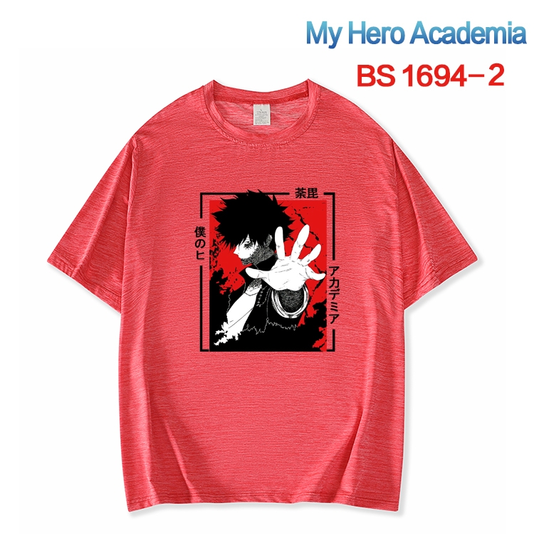 My Hero Academia New ice silk cotton loose and comfortable T-shirt from XS to 5XL BS-1694-2