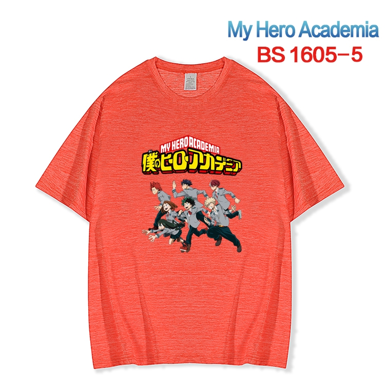 My Hero Academia New ice silk cotton loose and comfortable T-shirt from XS to 5XL BS-1605-5