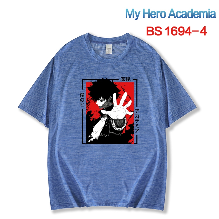 My Hero Academia New ice silk cotton loose and comfortable T-shirt from XS to 5XL  BS-1694-4