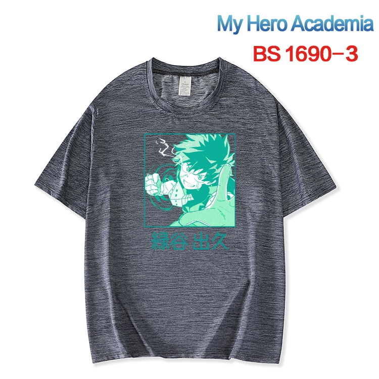 My Hero Academia New ice silk cotton loose and comfortable T-shirt from XS to 5XL BS-1690-3