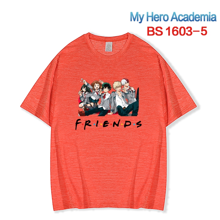 My Hero Academia New ice silk cotton loose and comfortable T-shirt from XS to 5XL BS-1603-5